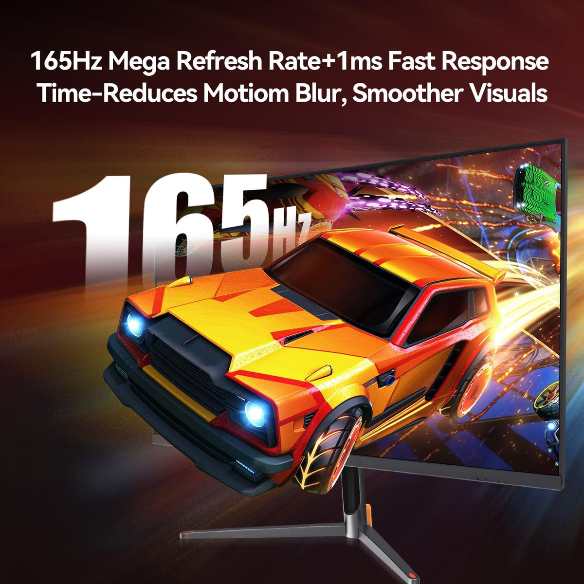 CUNPU gaming monitor IPS panel delivering wide color and accurate visuals for games and media.