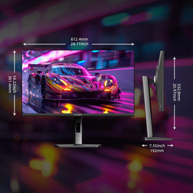 CUNPU 127% sRGB and 93% DCI-P3 color for lifelike images.