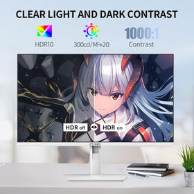 CUNPU 27-inch display ports showcase DP and HDMI connectivity options