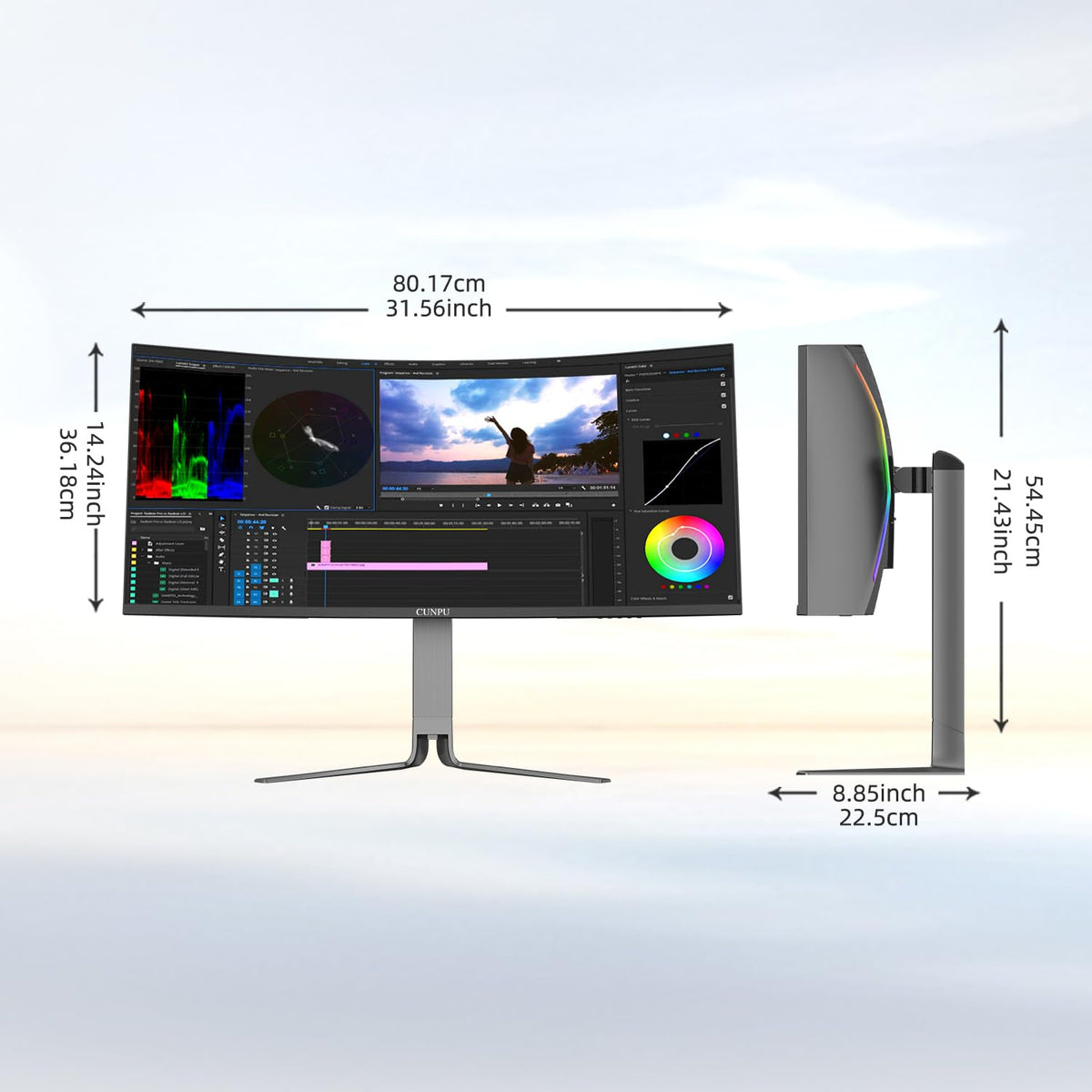 CUNPU PIP/PBP helps monitor a PC and console simultaneously
