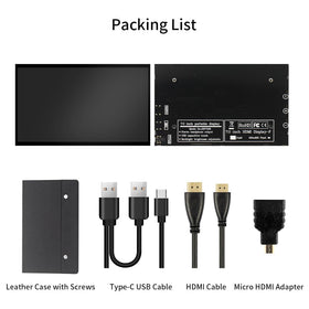 CUQI back panel showing HDMI, USB ports and removable screws for flexible mounting