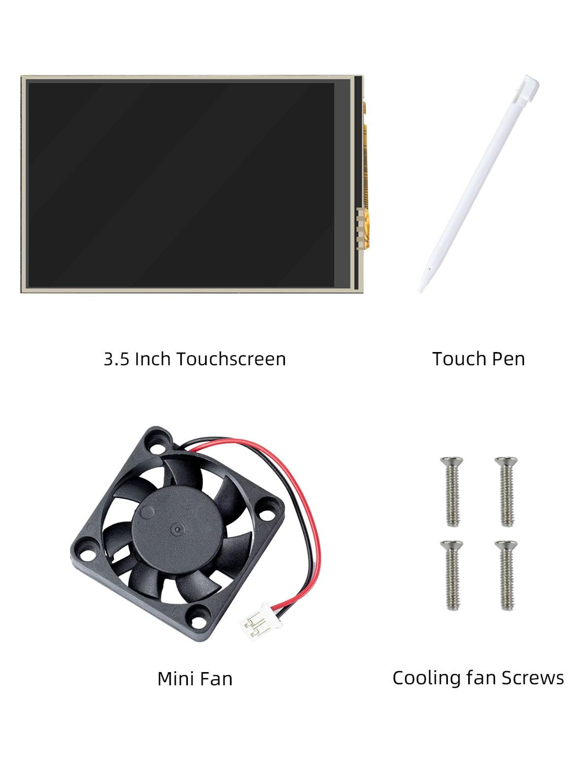 Compact CUQI monitor fits small desks and portable Raspberry Pi rigs.