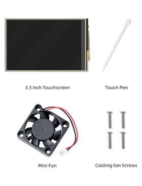 Compact CUQI monitor fits small desks and portable Raspberry Pi rigs.