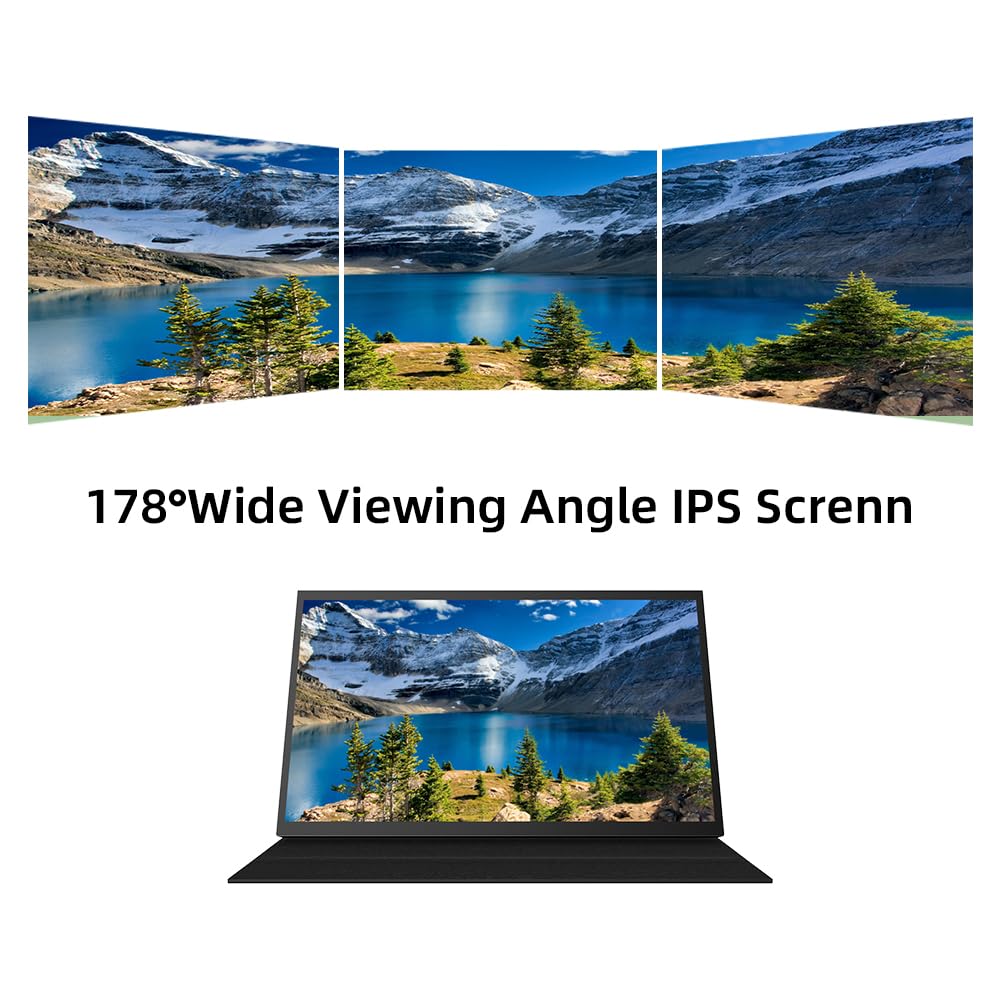 CUQI close-up of IPS panel showing color accuracy and wide viewing angles