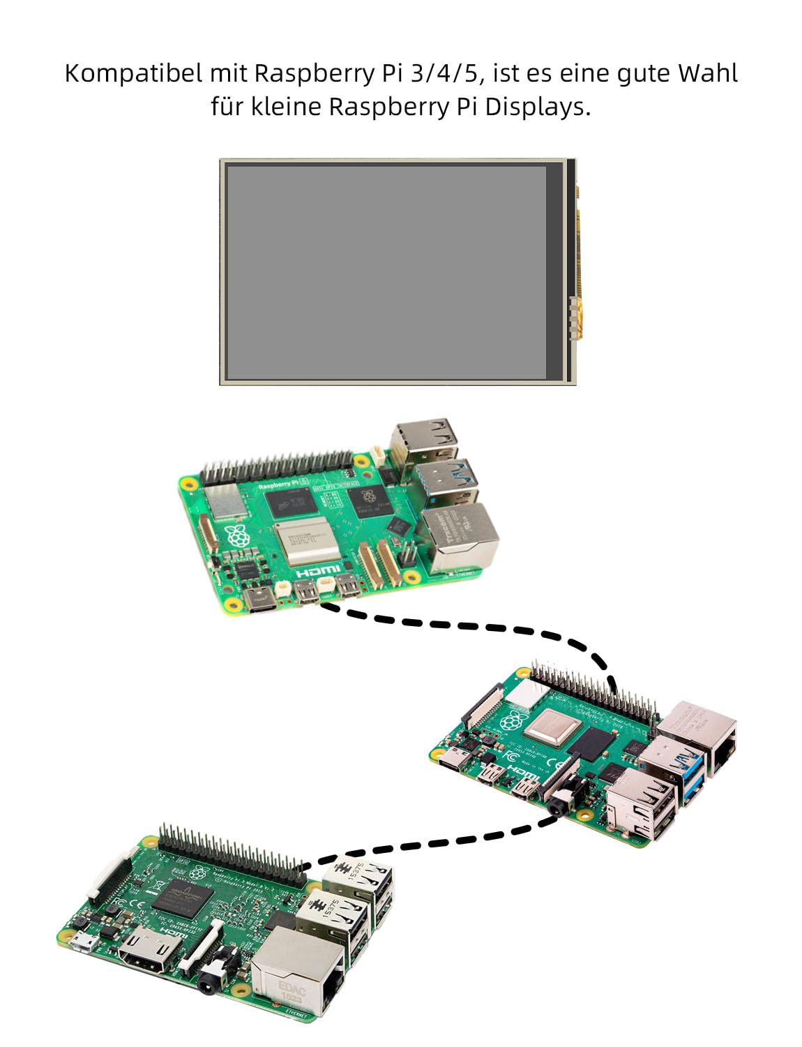 CUQI stylus included enables precise touch control on the Pi screen.