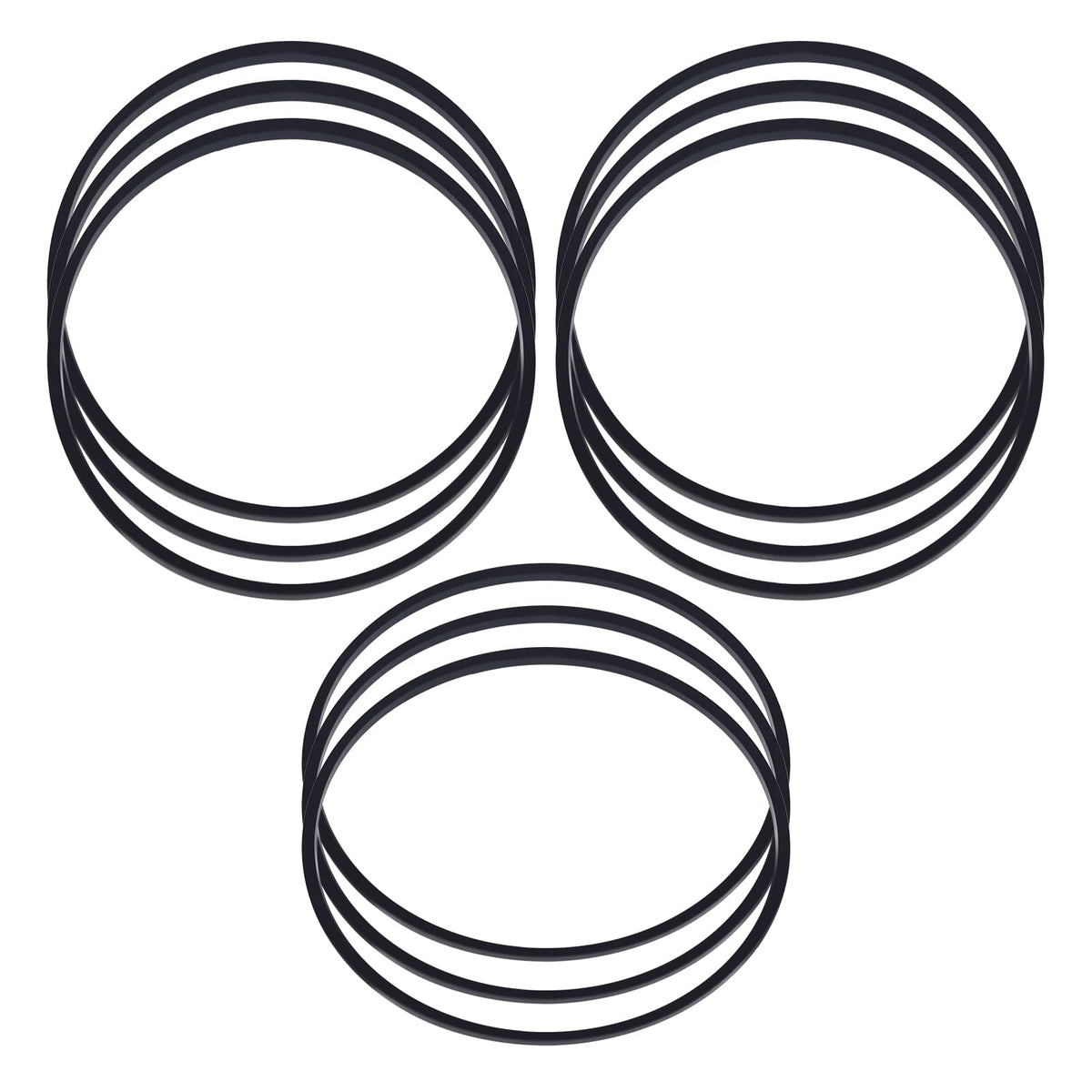 CuraceQ front packaging showing full 9-piece belt set and contents, reliable repair kit