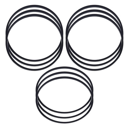 CuraceQ front packaging showing full 9-piece belt set and contents, reliable repair kit