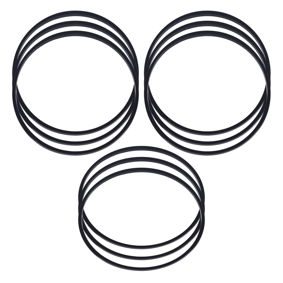 CuraceQ front packaging showing full 9-piece belt set and contents, reliable repair kit