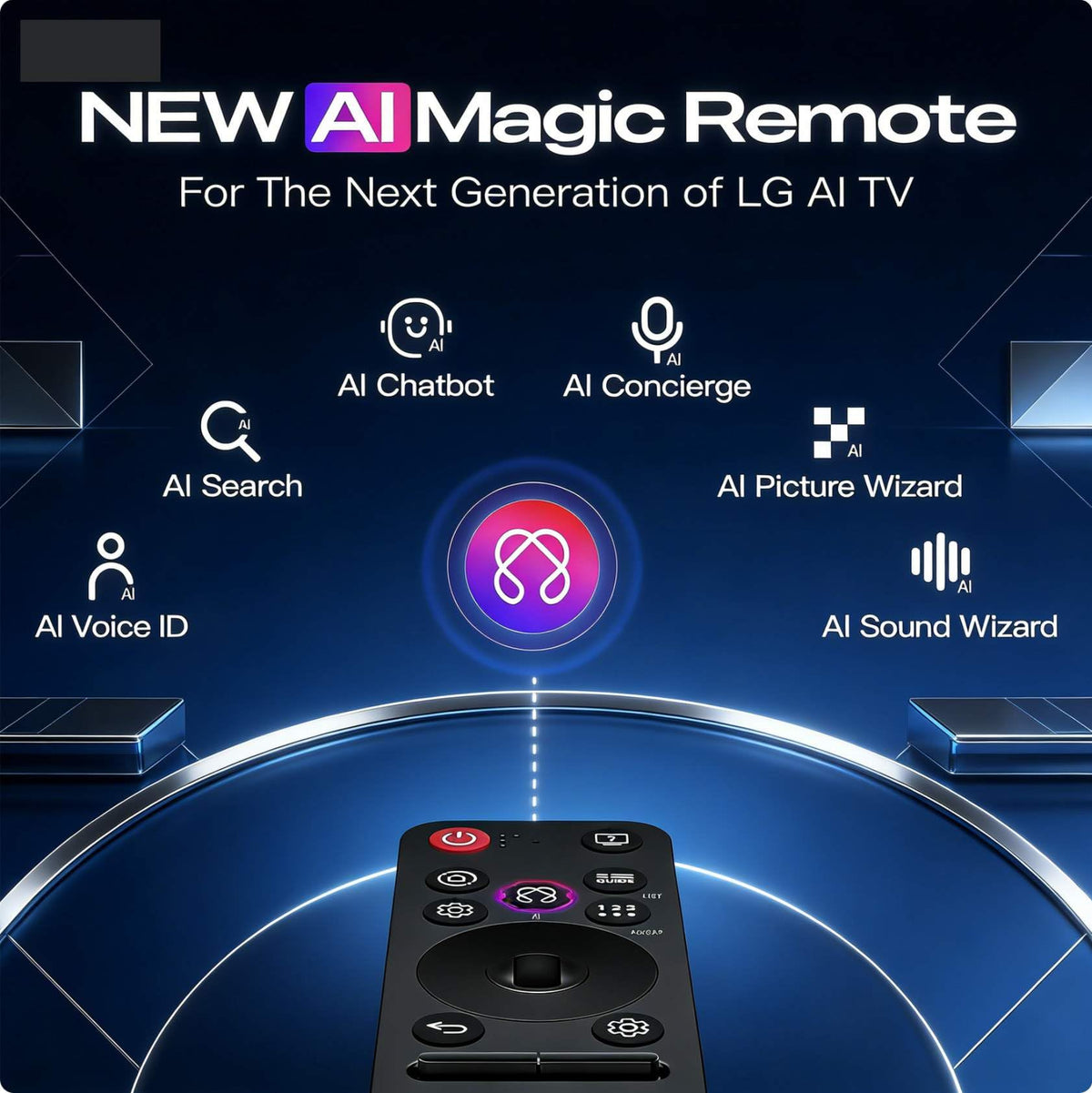 Curanny AI Remote air mouse feature enables effortless LG TV control
