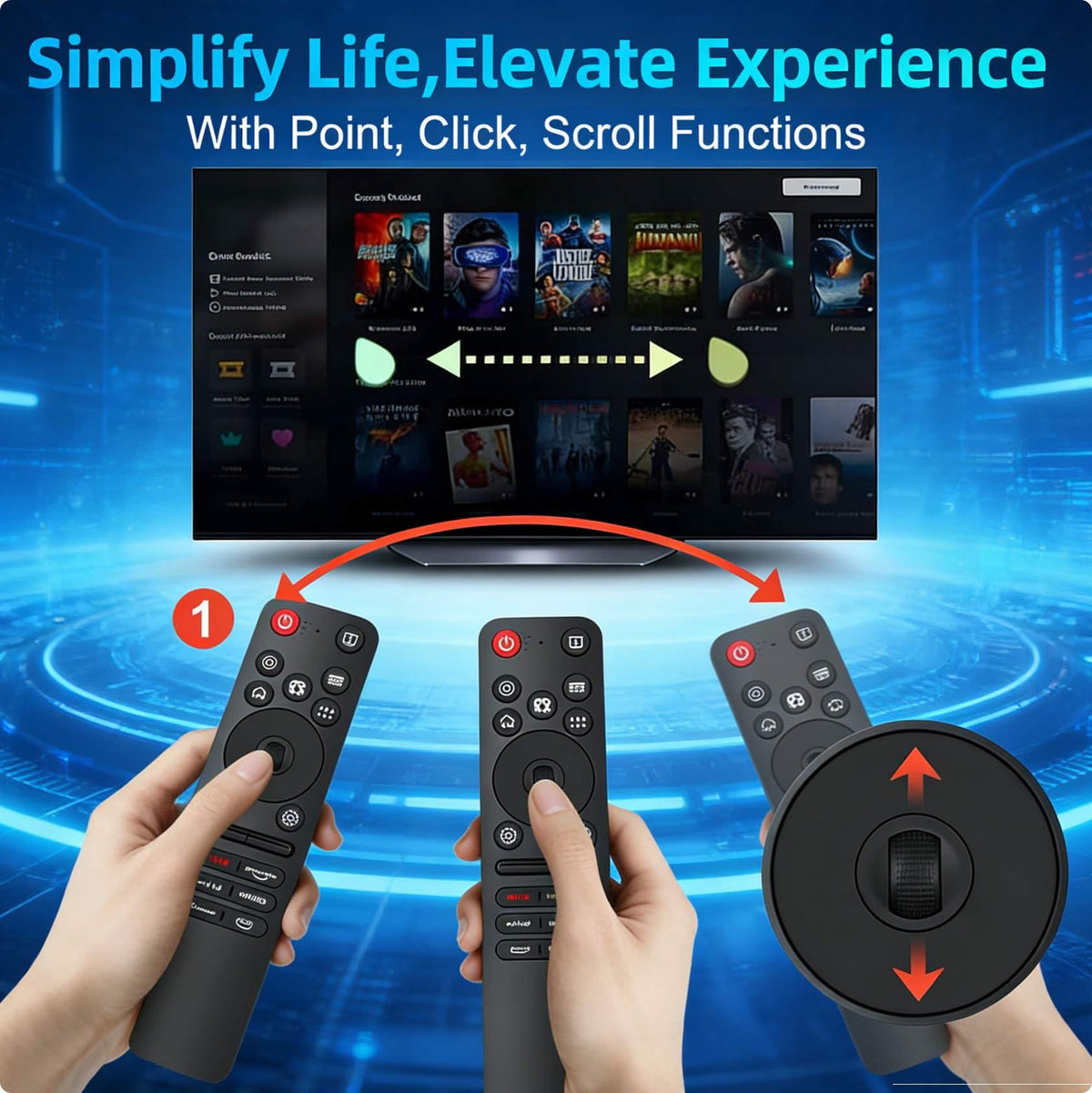 Curanny AI Remote simple pairing process for LG TVs in seconds