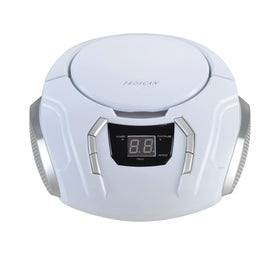 Curtis Proscan Elite Boombox with built-in AM/FM radio for outdoor and kitchen playback.