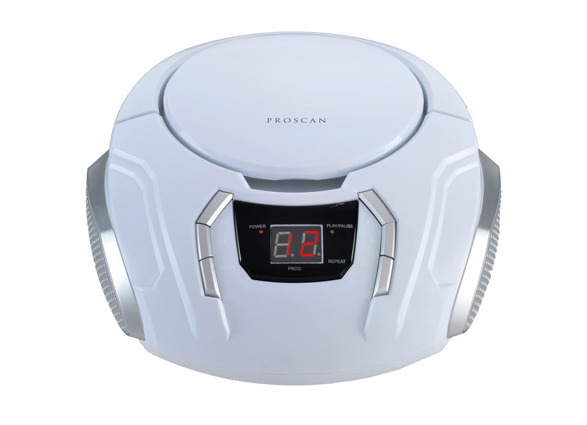 Curtis Proscan Elite with AUX input for versatile playback from any device.