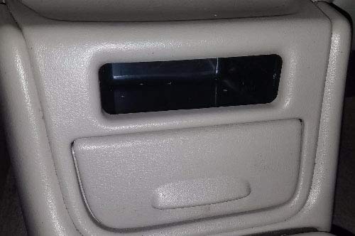 Custom Install Parts pocket installed in Chevrolet dashboard demonstrating neat integration and storage benefit