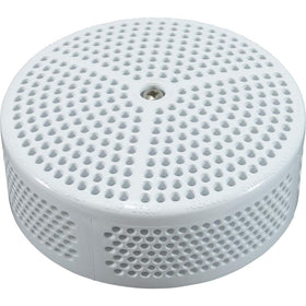 Custom Molded Products front view of equalizer suction showing round white cover and mounting for easy identification and compliance
