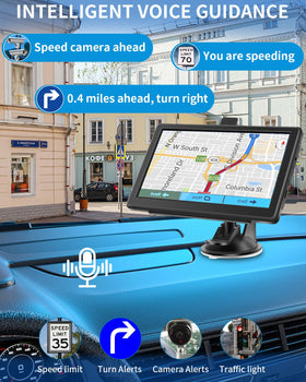 Cutebe GPS Navigator provides voice guidance with turn-by-turn directions.