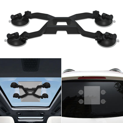 CUUTHOO front view mounted on windshield showing secure hold and convenient placement