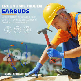 Cuzabe tri-layer ear tips closeup highlighting secure seal and noise reduction