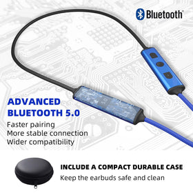 Cuzabe earbuds in use at a worksite showing safe listening while working