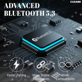 Cuzabe label and specs image showing OSHA-compliant 29 dB NRR features