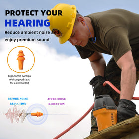 Cuzabe neckband detail view showing flexible design and comfortable fit benefit