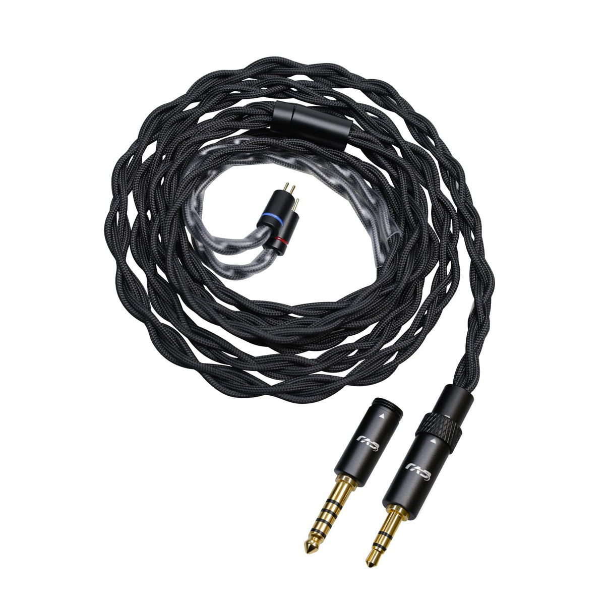 CVJ Jackdaw weave cable: durable, EMI resistance for cleaner audio background