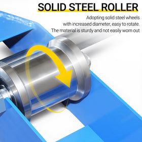 CWTRLPC Cable Drum Roller during assembly shows quick, tool-free setup.