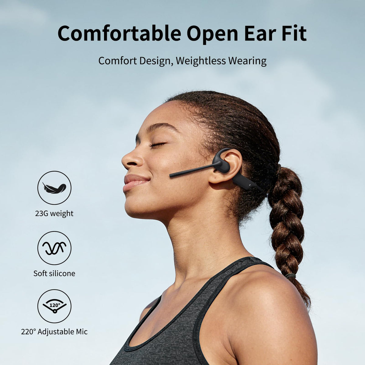 CXK Bluetooth 5.4 connection ensures stable wireless audio and clear calls.