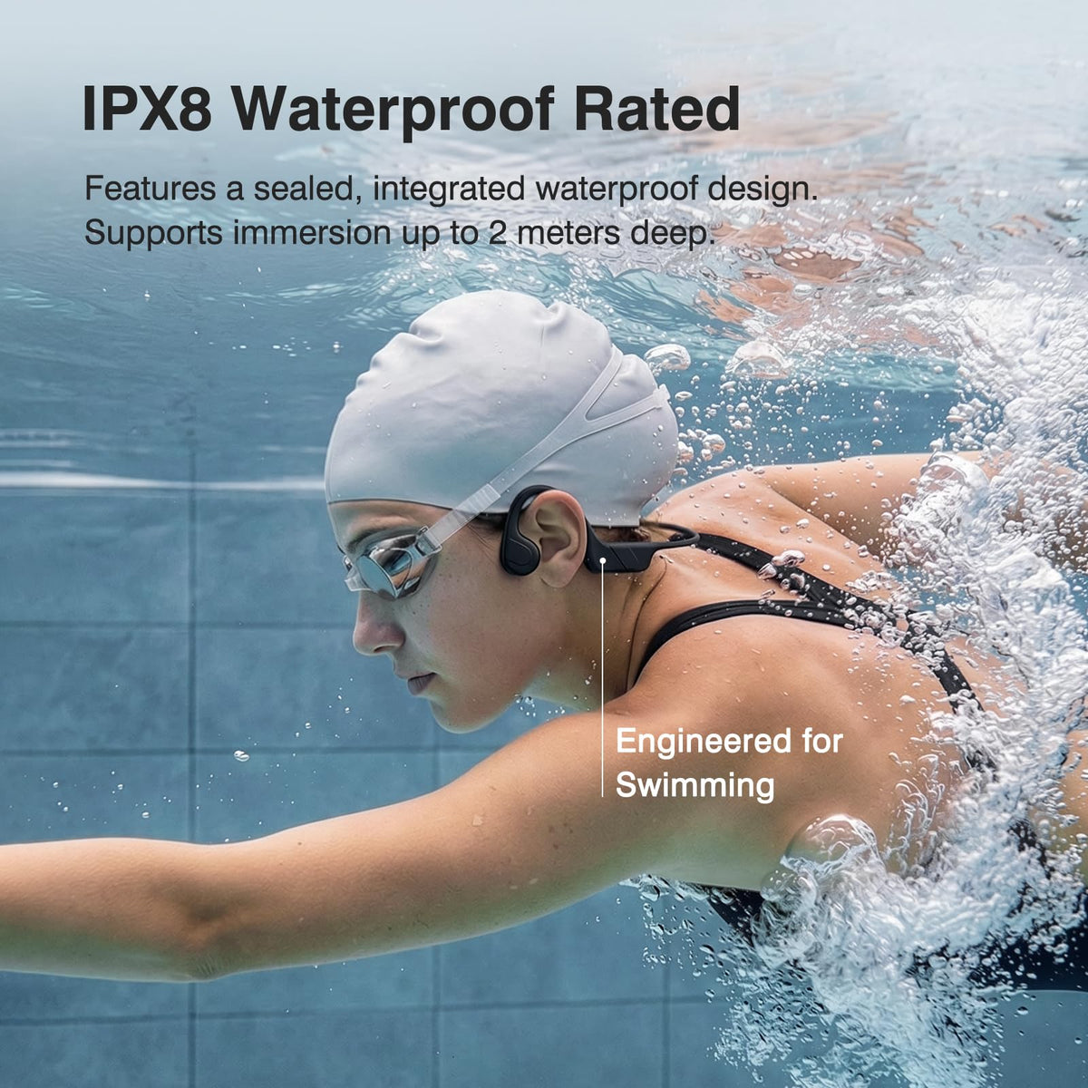 CXK bone-conduction headphones with Bluetooth 6.0 ensure stable wireless audio
