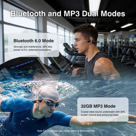 CXK MP3 mode with 32GB memory enables phone-free listening