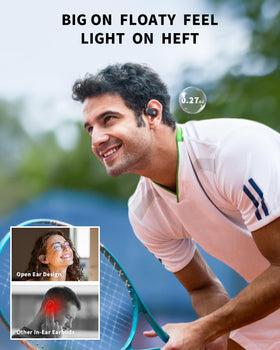 CXK lightweight 0.27oz earphones designed for all-day comfort during workouts.