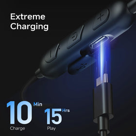 CXK earbud detail showing earwing and tip for secure fit during workouts