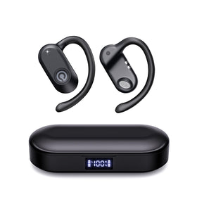 CXK open ear headphones with bone conduction offer immersive sound while staying aware of surroundings.