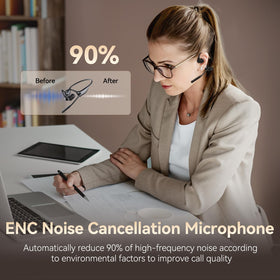 CXK Open Ear Headphones with AI mic for noise-free calls.