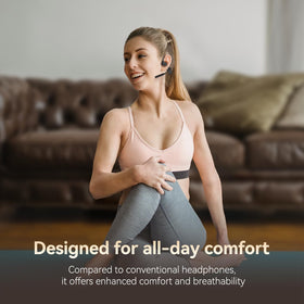 CXK headphones provide 10-hour battery for long meetings and travel.