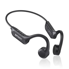 CXK front view of X14 open-ear headphones showing design and clear visibility benefit