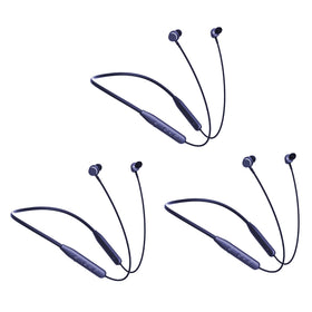 CXPSUE neckband earbuds blue3 front view showing ergonomic design for all-day comfort