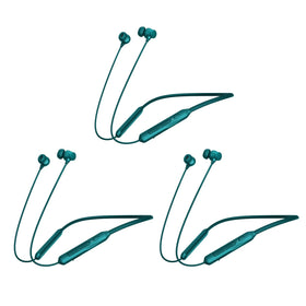 CXPSUE neckband headset three-pack on display offers easy backups for home, car, or gym.