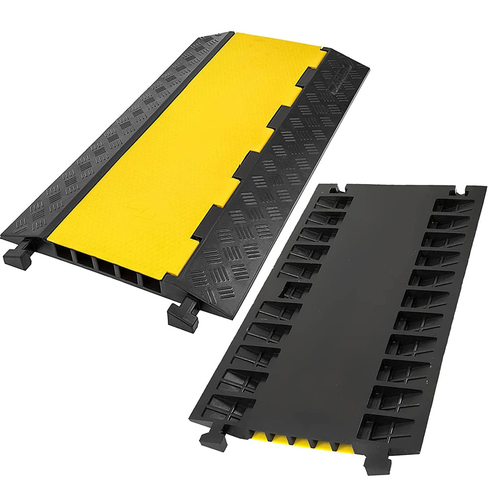 CXRCY 5 channel cable protector ramps shield cables for safe passage in hall