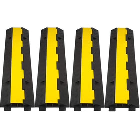 CXRCY cable ramp 4-pack protects dual cables in busy areas.