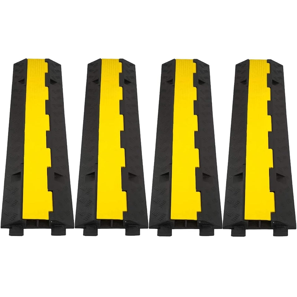 CXRCY cable ramp 4-pack protects dual cables in busy areas.