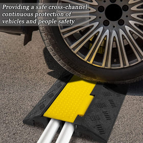 CXRCY easy-installation ramp simplifies cord protection in busy work zones.