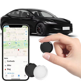 CYBERDOT 2-pack GPS trackers for cars with Find My integration for real-time locating.