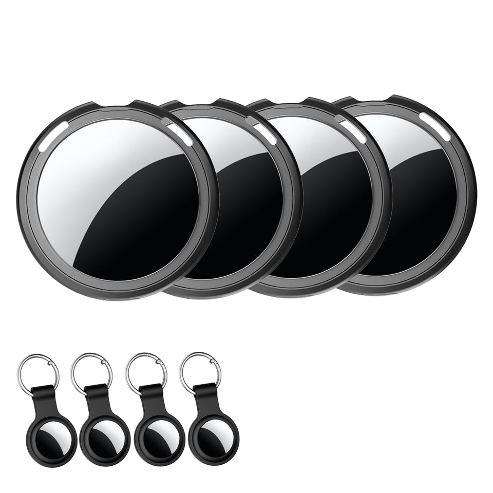 CYBERDOT 4-pack tracker tags package ready to attach to keys or bag
