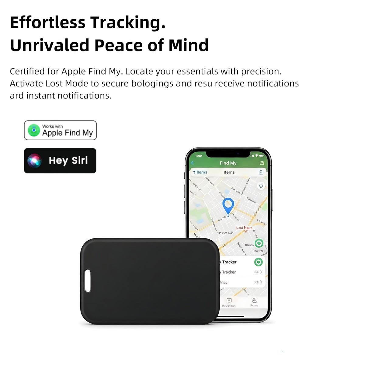 CYBERDOT Air Tracker Card 100dB alarm ready to sound when nearby.