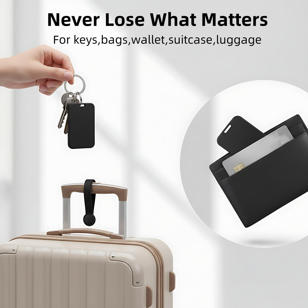 CYBERDOT Air Tracker Card Siri quick locate helps find items fast.