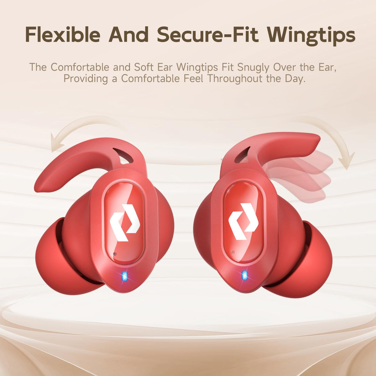 CYBERDOT earbuds with LED power display for quick battery checks