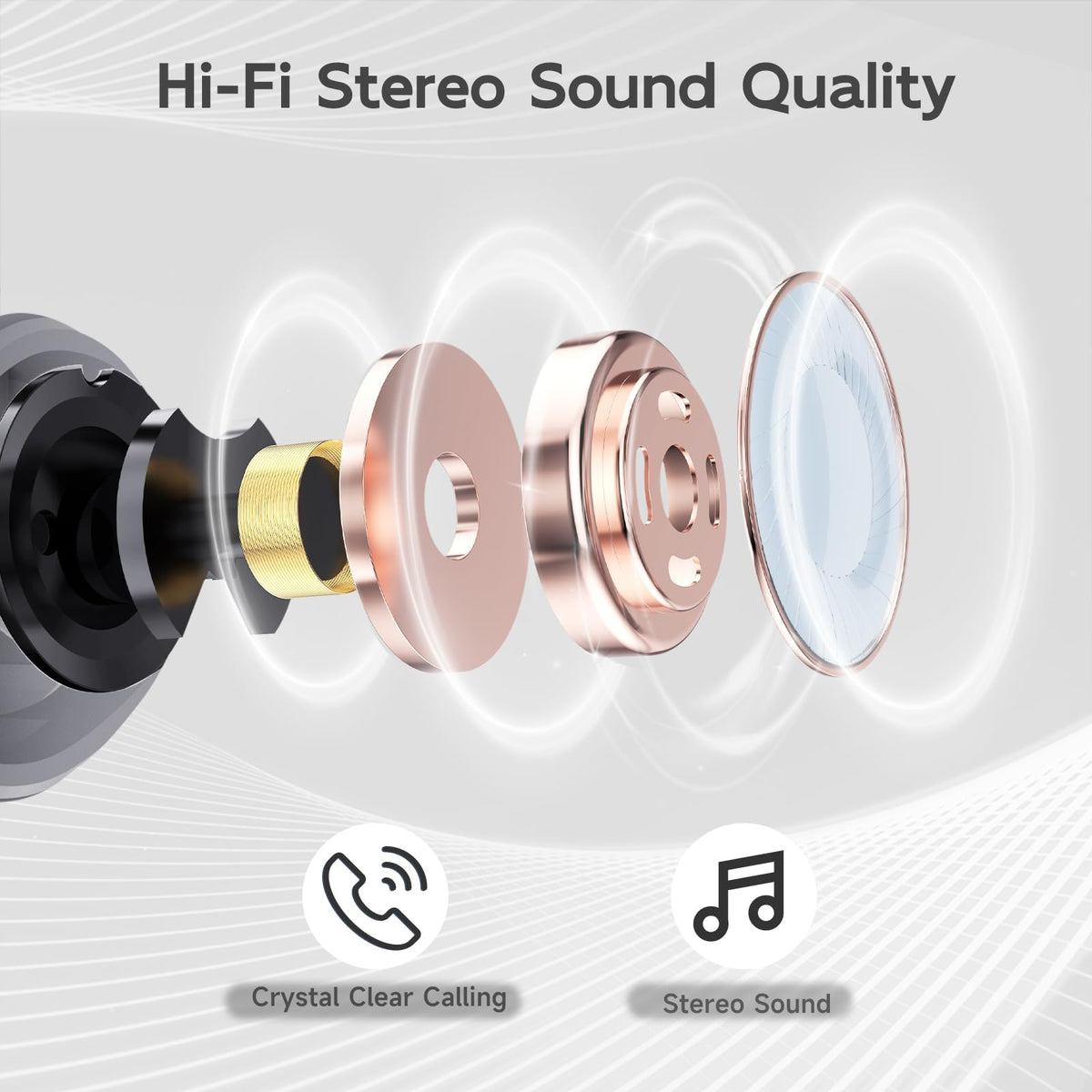 CYBERDOT earbuds with soft wingtips providing secure, comfortable sport-fit
