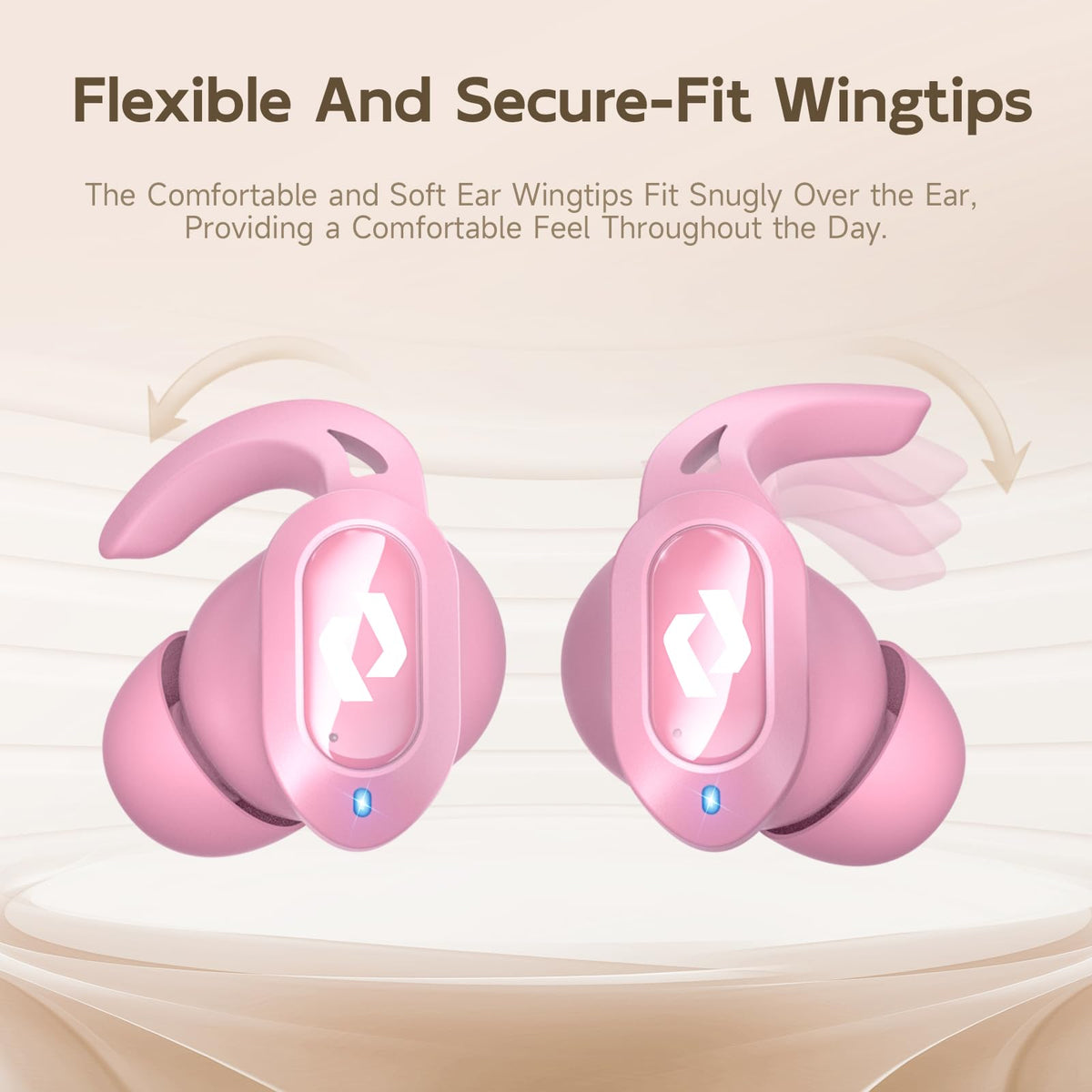 Cyberdot earbuds worn during workouts for secure, comfortable fit