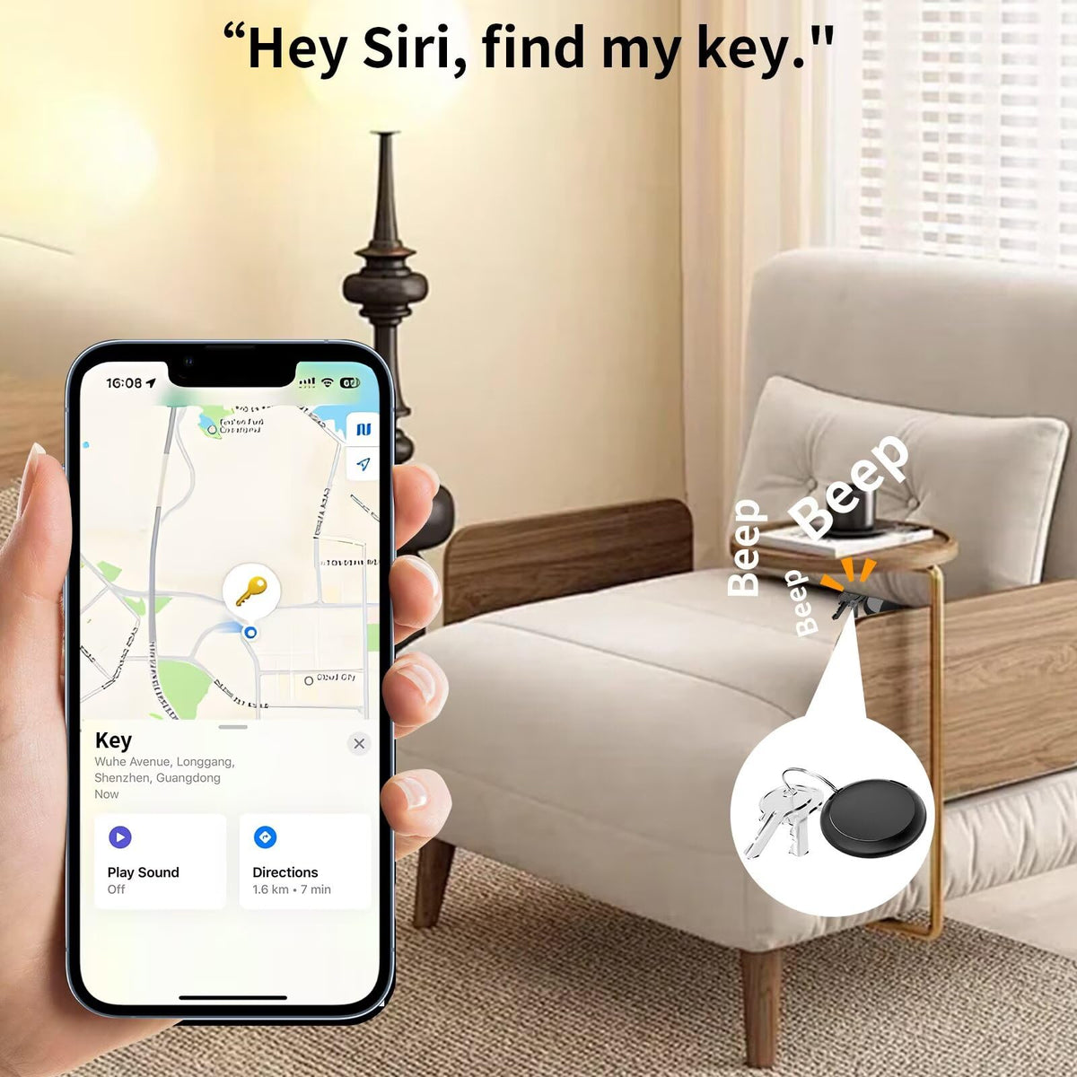 CYBERDOT Find My integration enables iOS users to locate vehicles in real time.