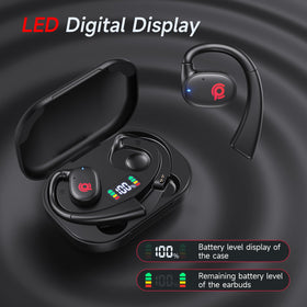 CYBERDOT Open Ear Headphones touch controls for music, calls, and voice assistant